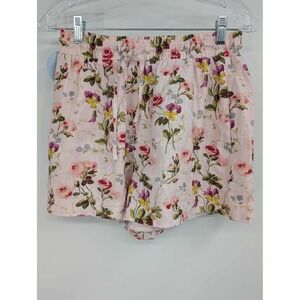 Hill House Home The Audrey Shorts Pink Floral NWT Sz S